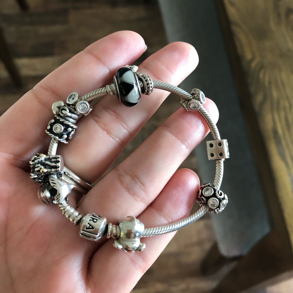 Pandora Bracelet with 11 Charms
